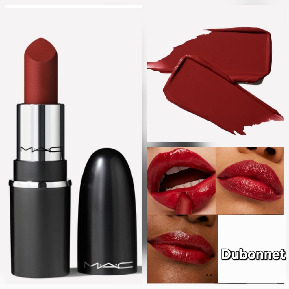 Two New MAC AMPLIFIED CREME LIPSTICK Minis In Dubonnet